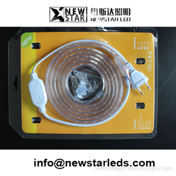 2M 110V 220v Blister package White 2835/3528/5630/3014SMD LED Strip Light